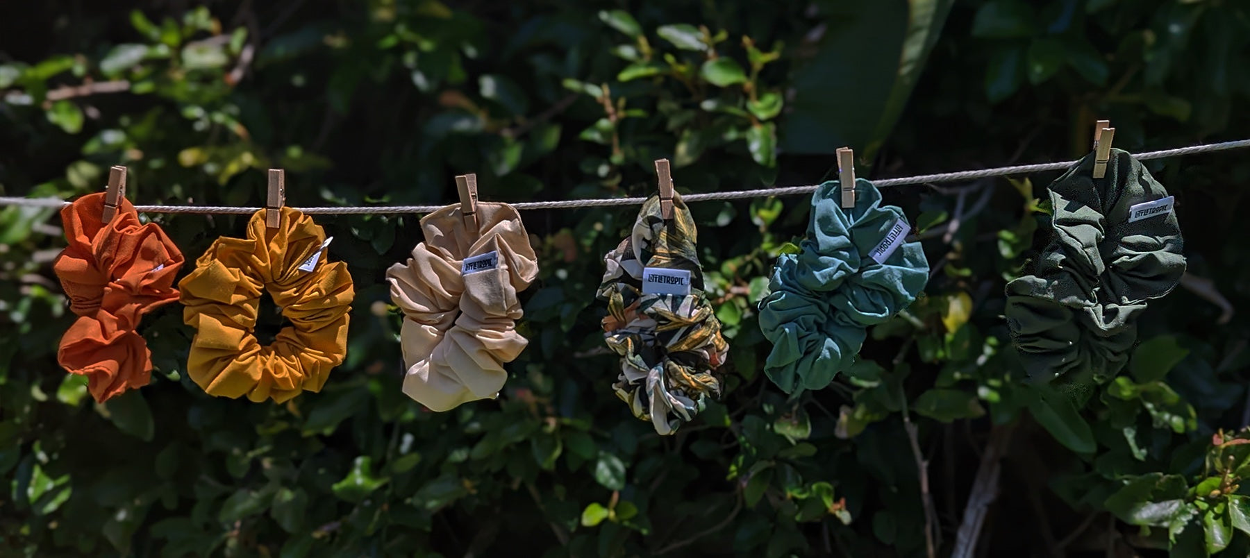 little-tropic-scrunchies-hanging-air-drying